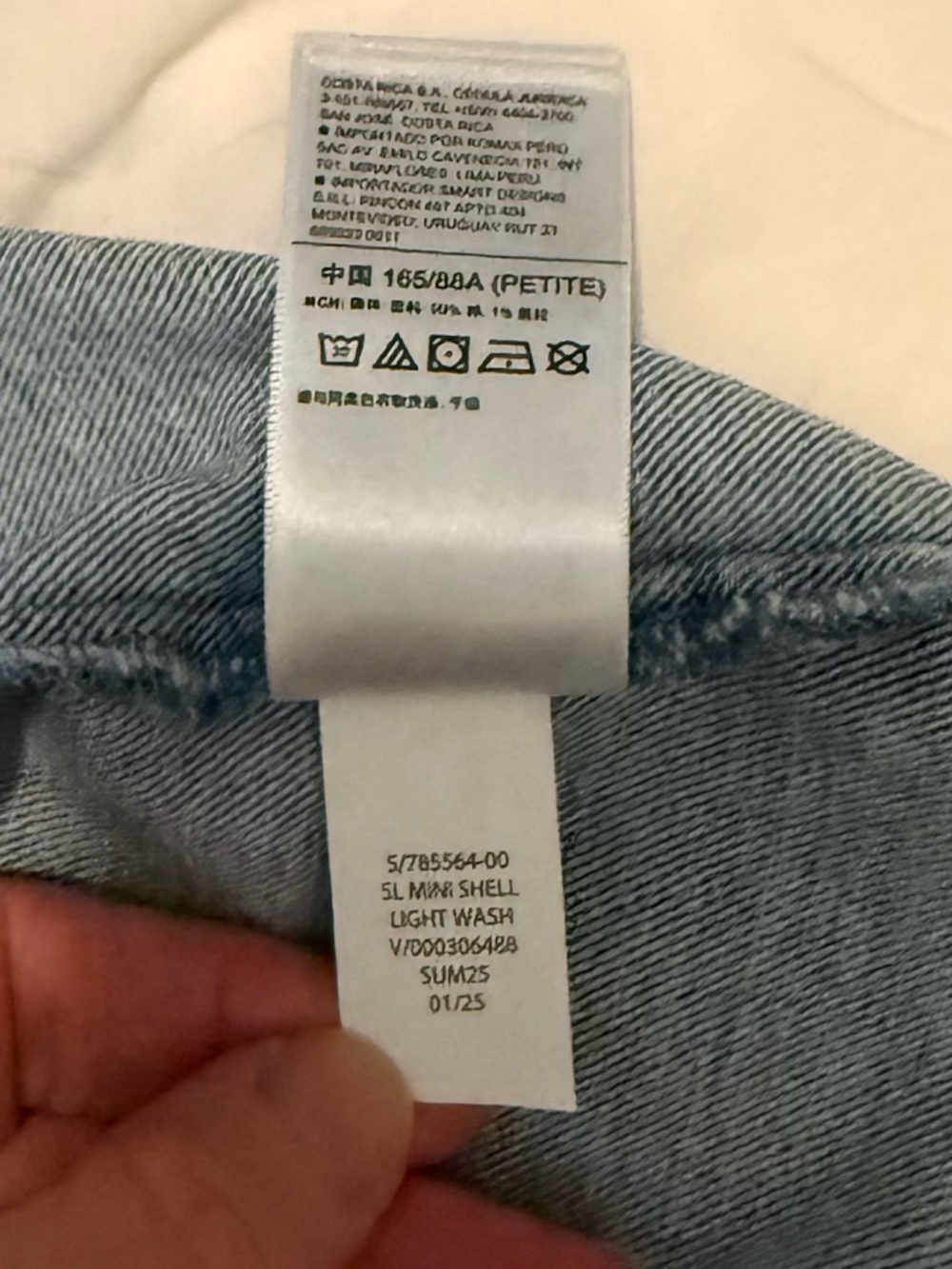 GAP Sleeveless Mini Denim Dress - Light Wash Size Petite Small (W24) - Picture 8 of 13